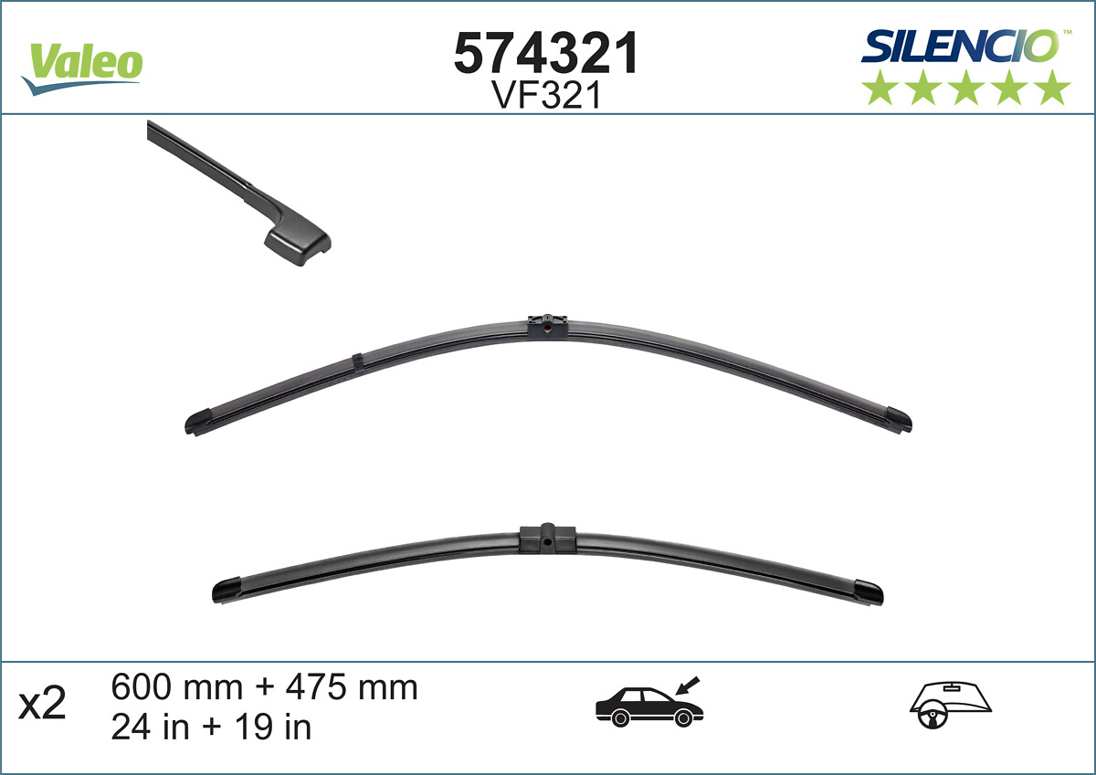 Wiper Blade (In front)  Art. 574321