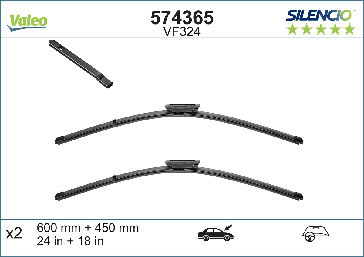 Wiper Blade (In front)  Art. 574365