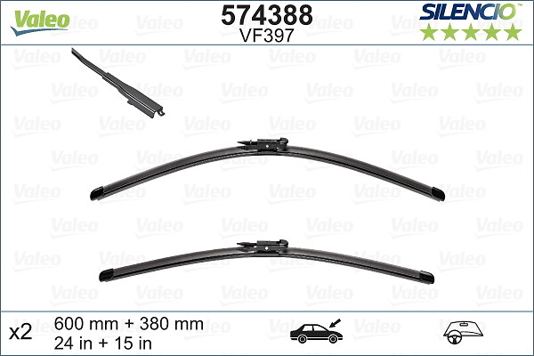 Wiper Blade (In front)  Art. 574388