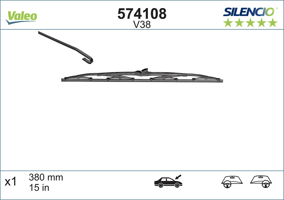 Wiper Blade (In front)  Art. 574108