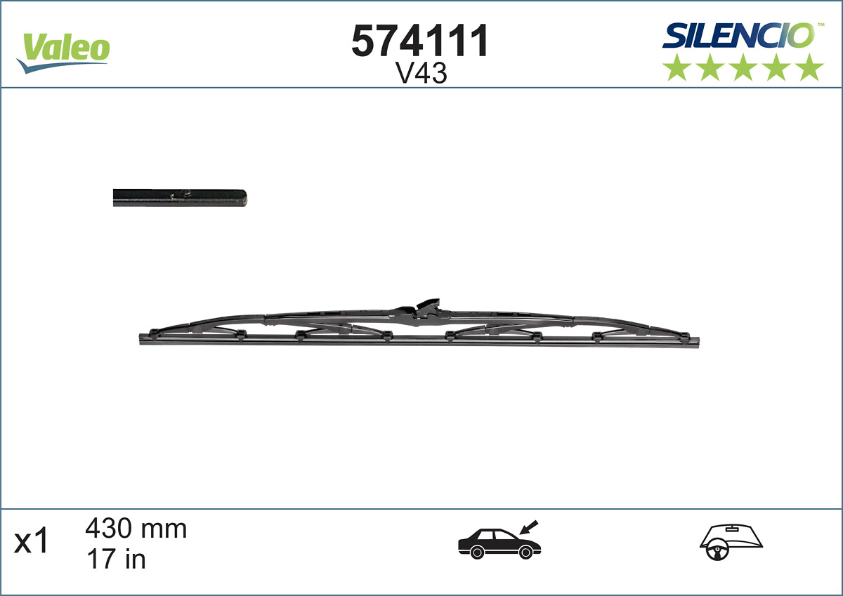 Wiper Blade (In front)  Art. 574111