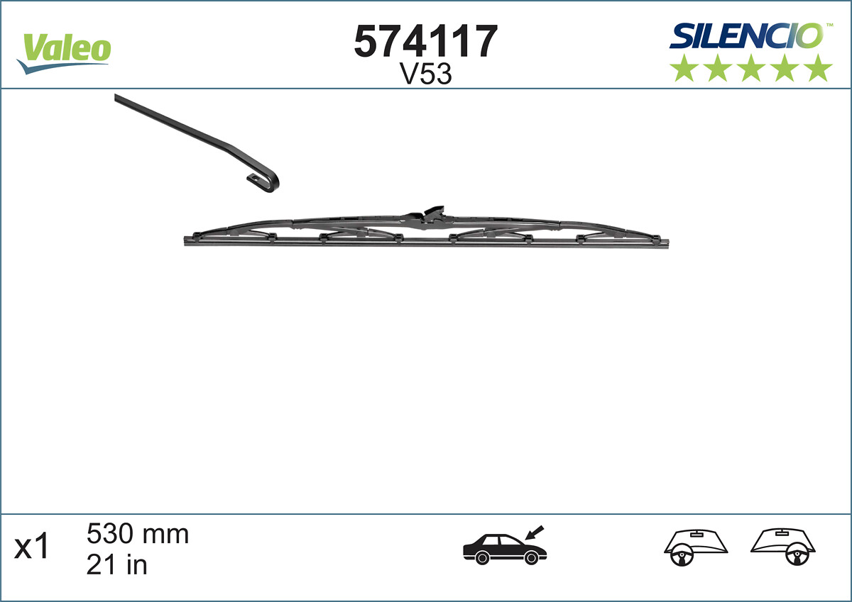 Wiper Blade (In front)  Art. 574117