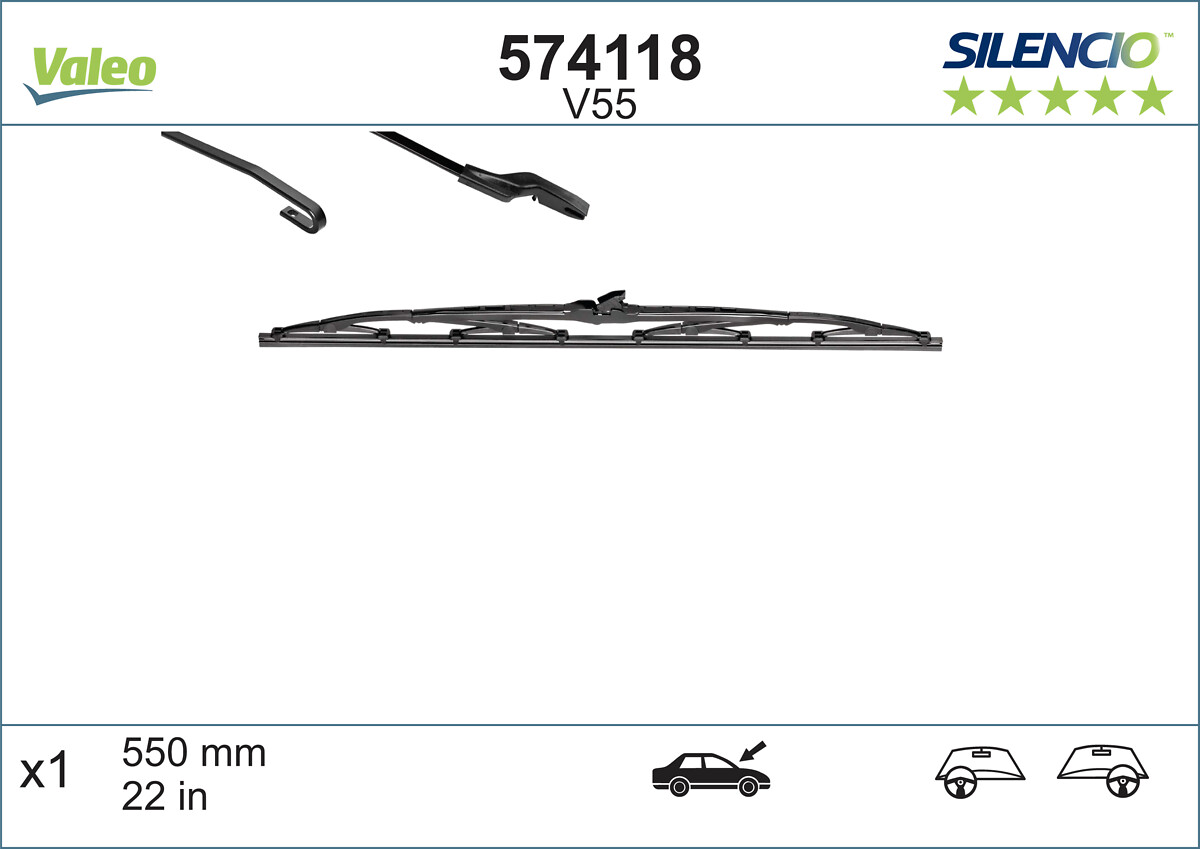 Wiper Blade (In front)  Art. 574118