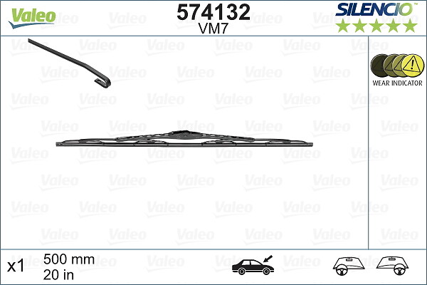 Wiper Blade (In front)  Art. 574132