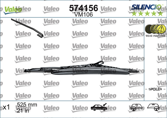 Wiper Blade (In front)  Art. 574156