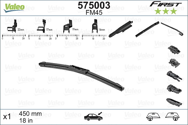 Wiper Blade (In front)  Art. 575003