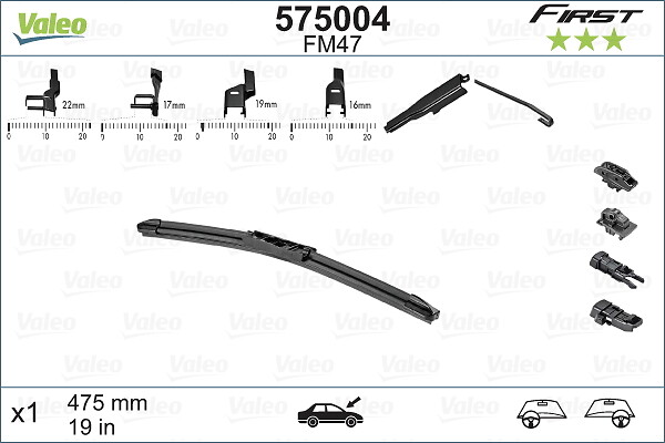 Wiper Blade (In front)  Art. 575004