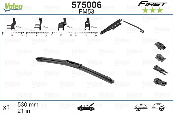 Wiper Blade (In front)  Art. 575006