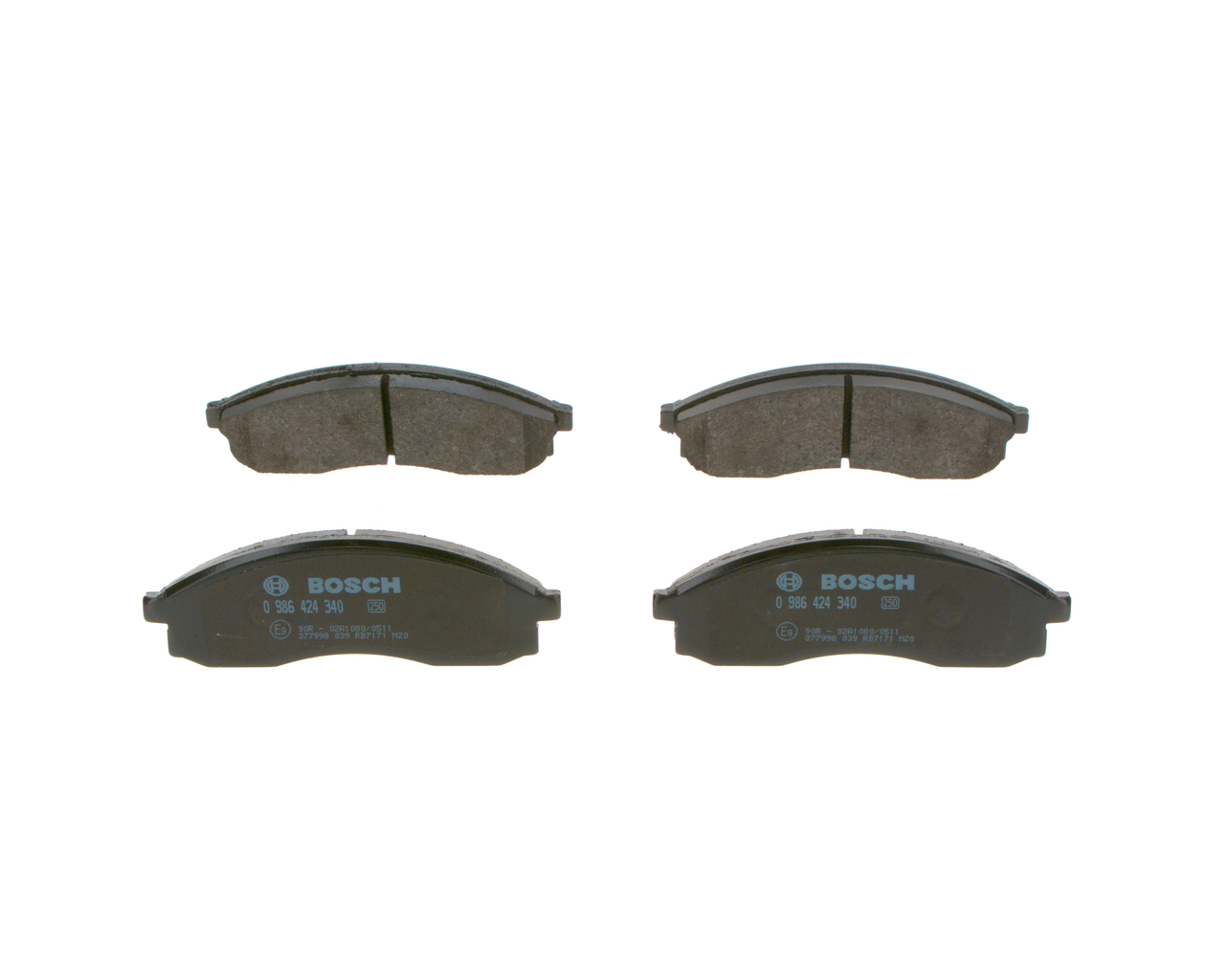 Brake Pad Set, disc brake (Front axle)  Art. 0986424340