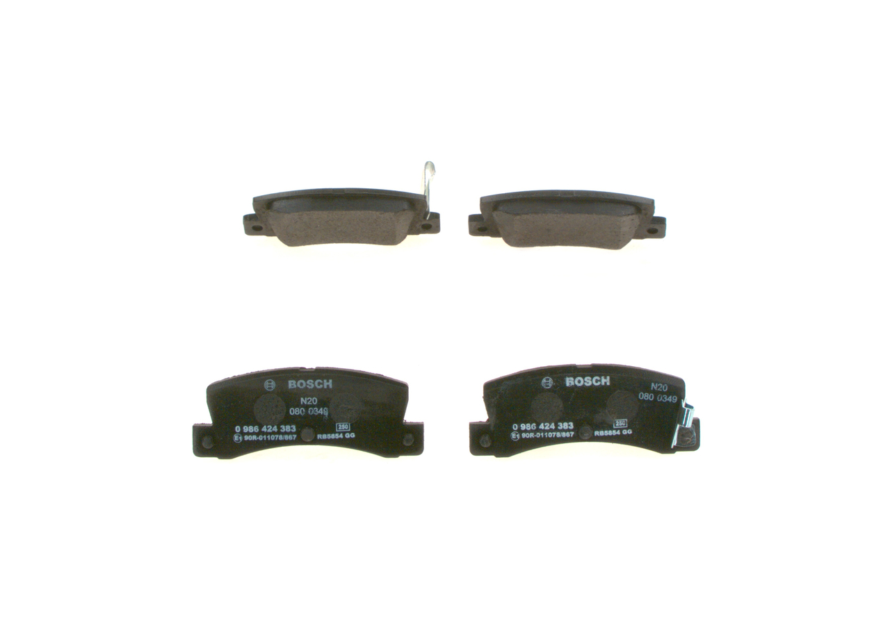 Brake Pad Set, disc brake (Rear axle)  Art. 0986424383