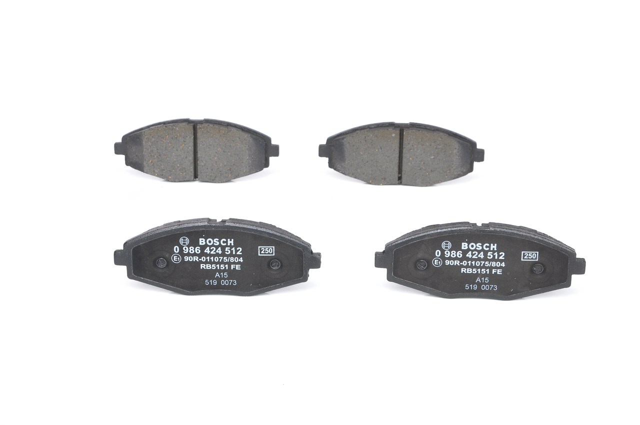 Brake Pad Set, disc brake (Front axle)  Art. 0986424512