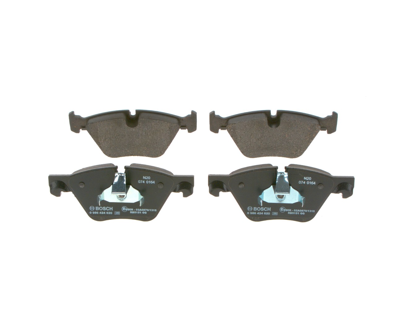 Brake Pad Set, disc brake (Front axle)  Art. 0986424620