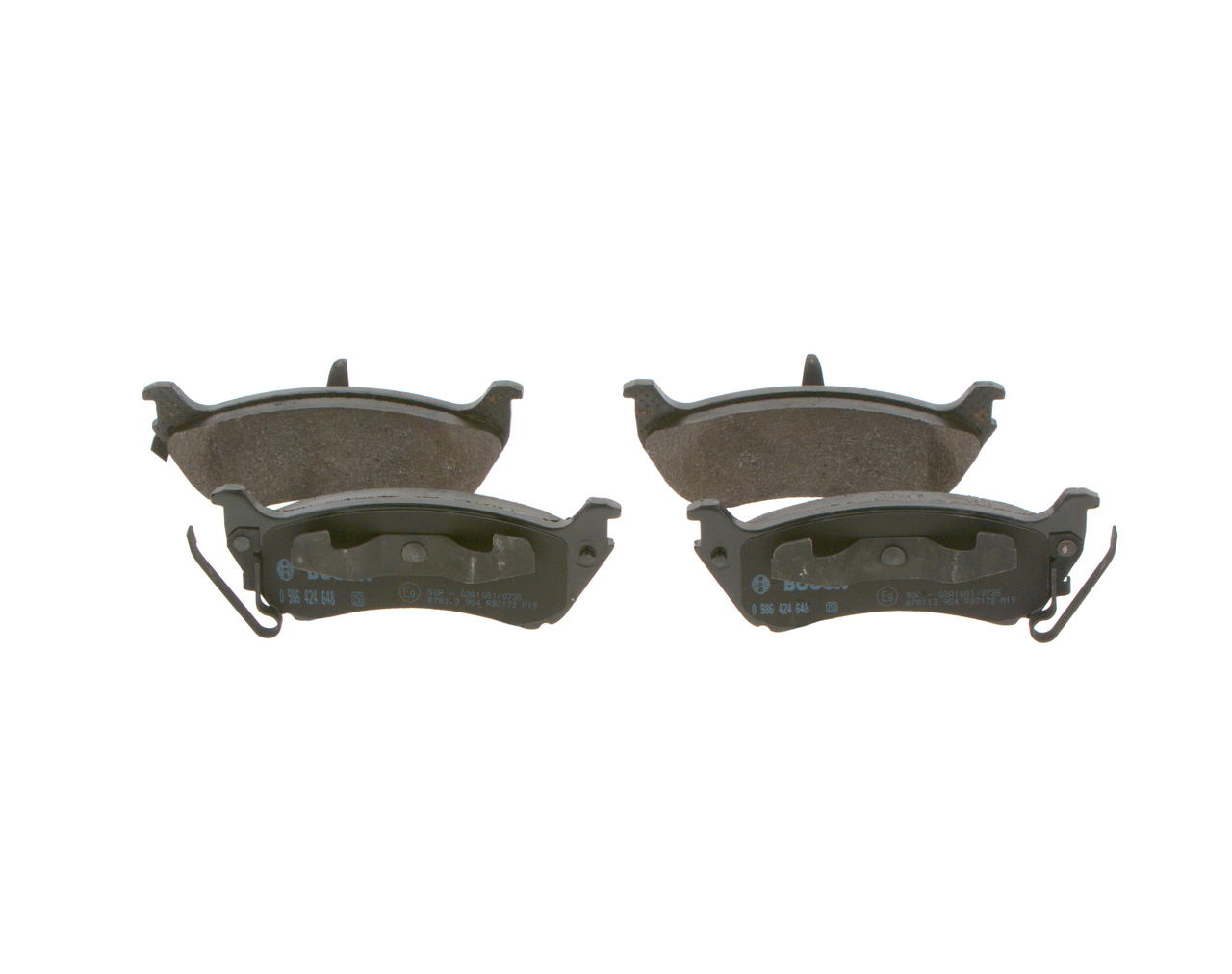 Brake Pad Set, disc brake (Rear axle)  Art. 0986424648