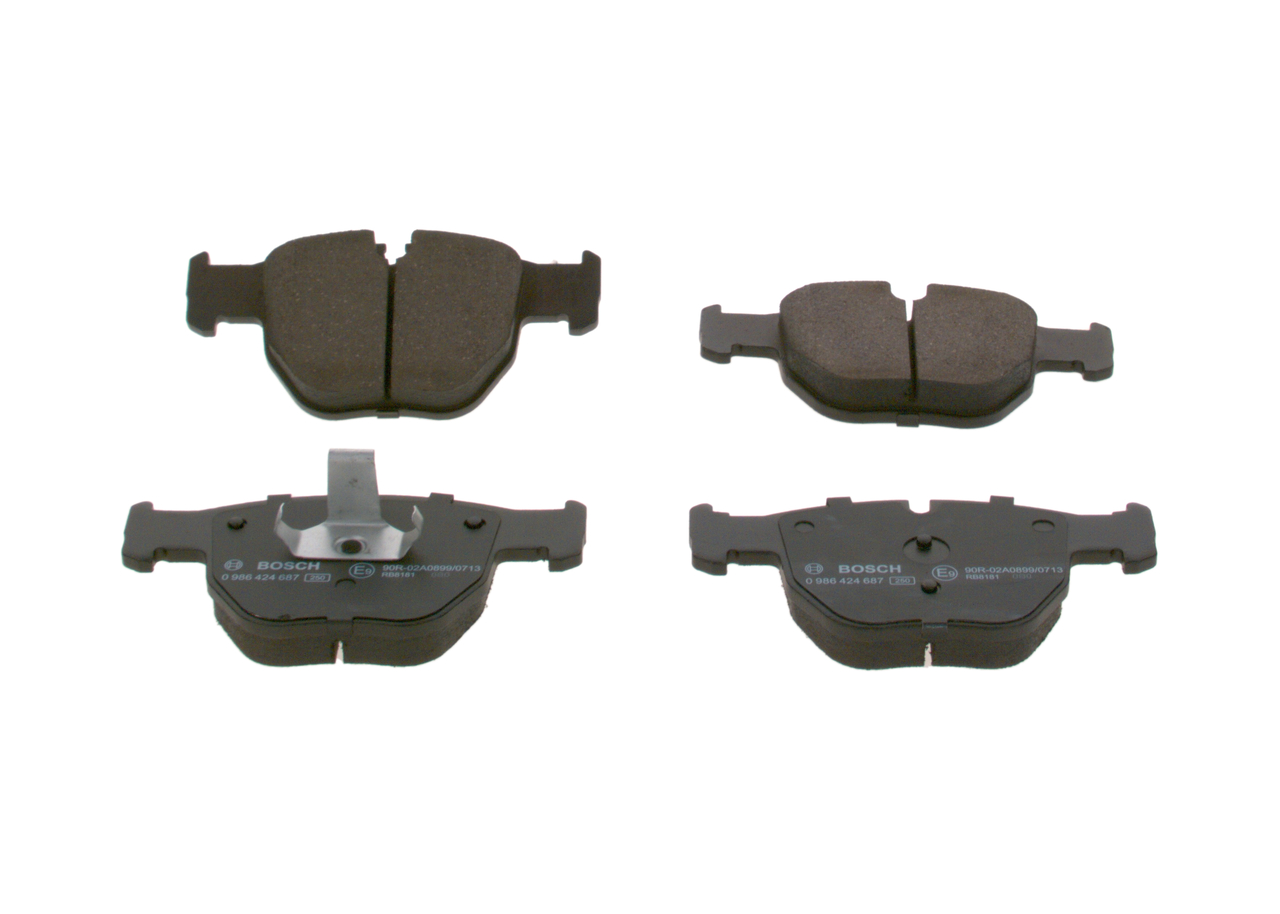 Brake Pad Set, disc brake (Rear axle)  Art. 0986424687