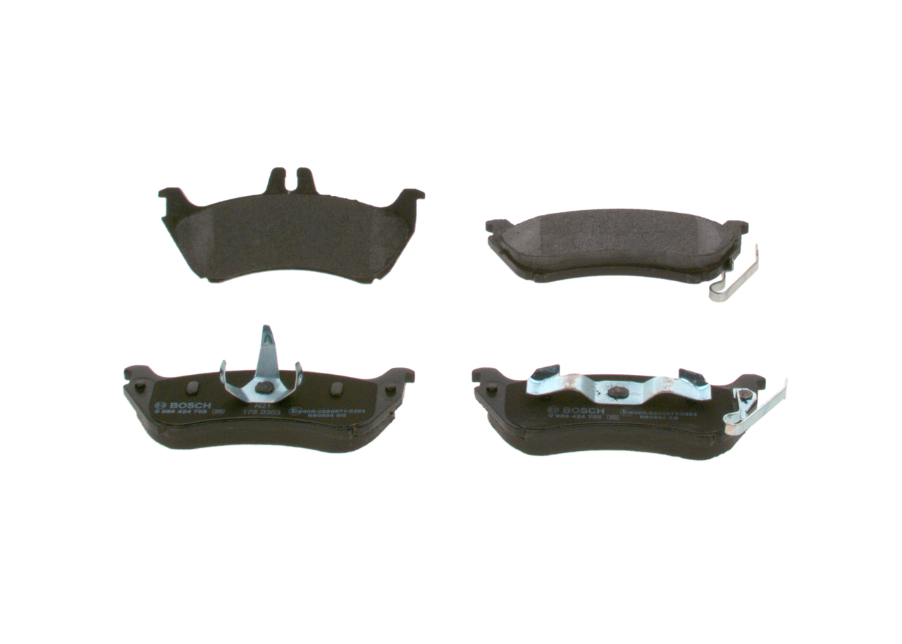 Brake Pad Set, disc brake (Rear axle)  Art. 0986424708