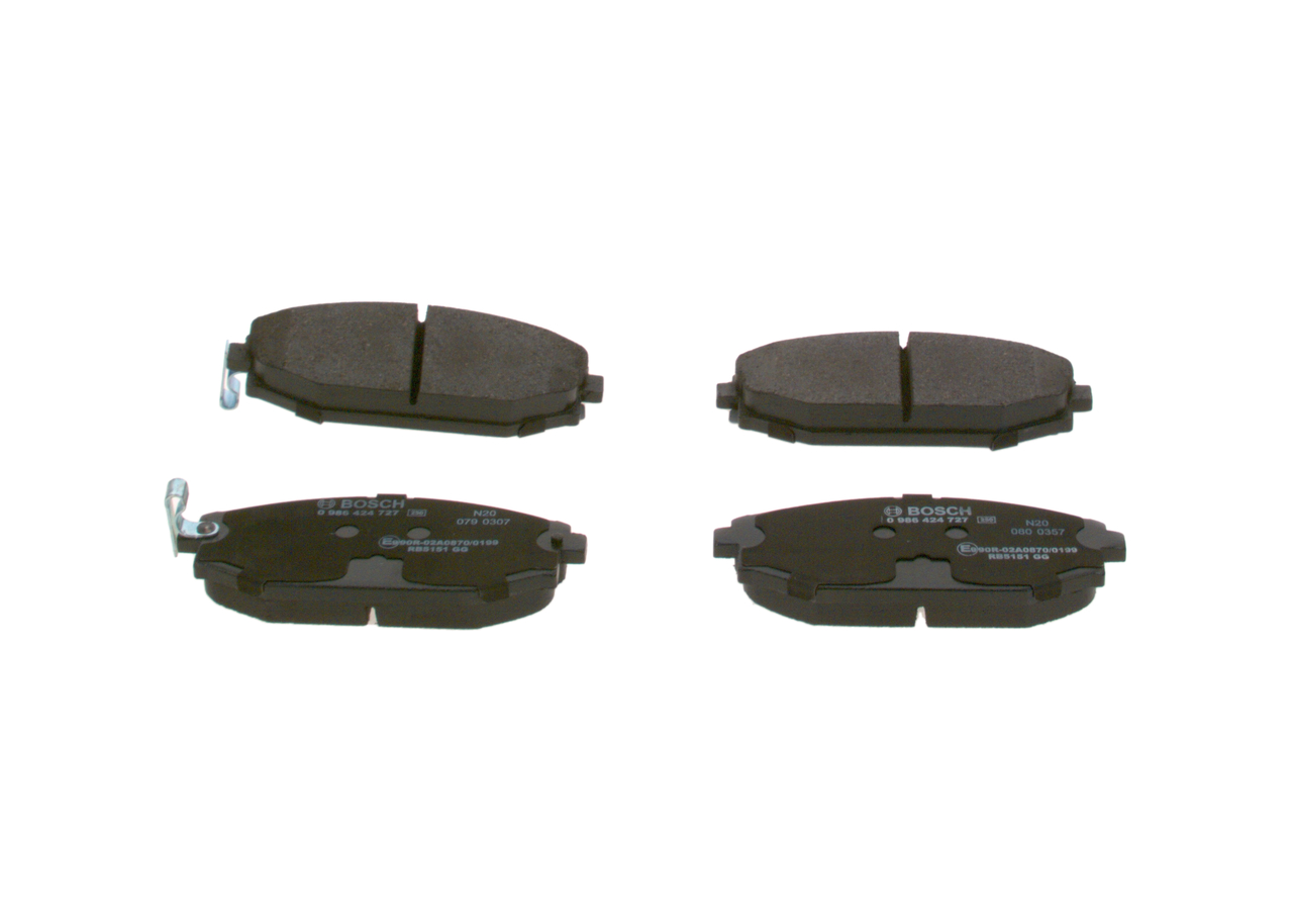 Brake Pad Set, disc brake (Front axle)  Art. 0986424727