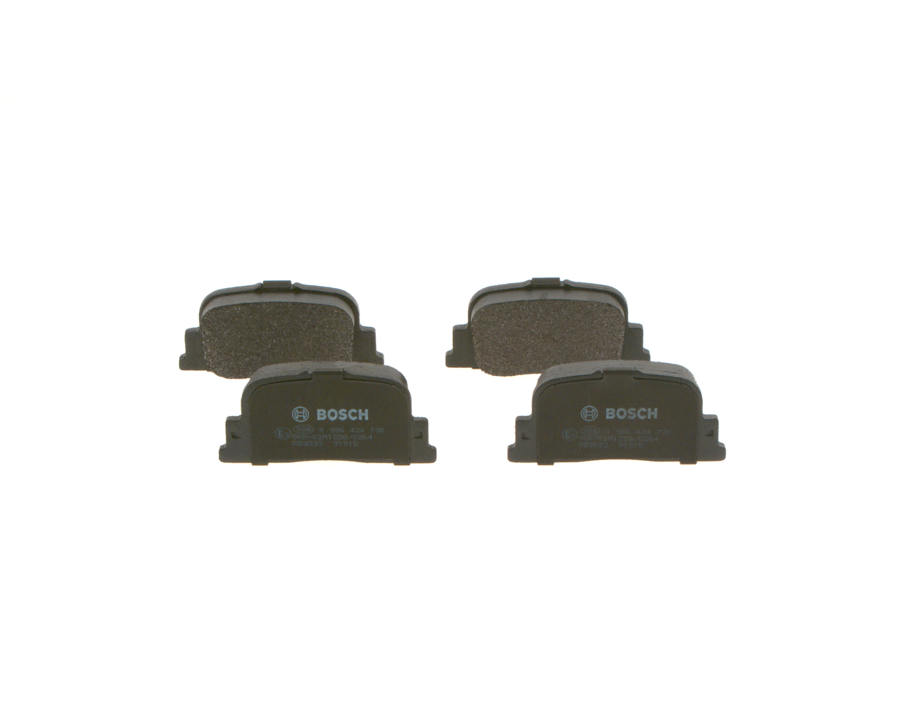 Brake Pad Set, disc brake (Rear axle)  Art. 0986424730