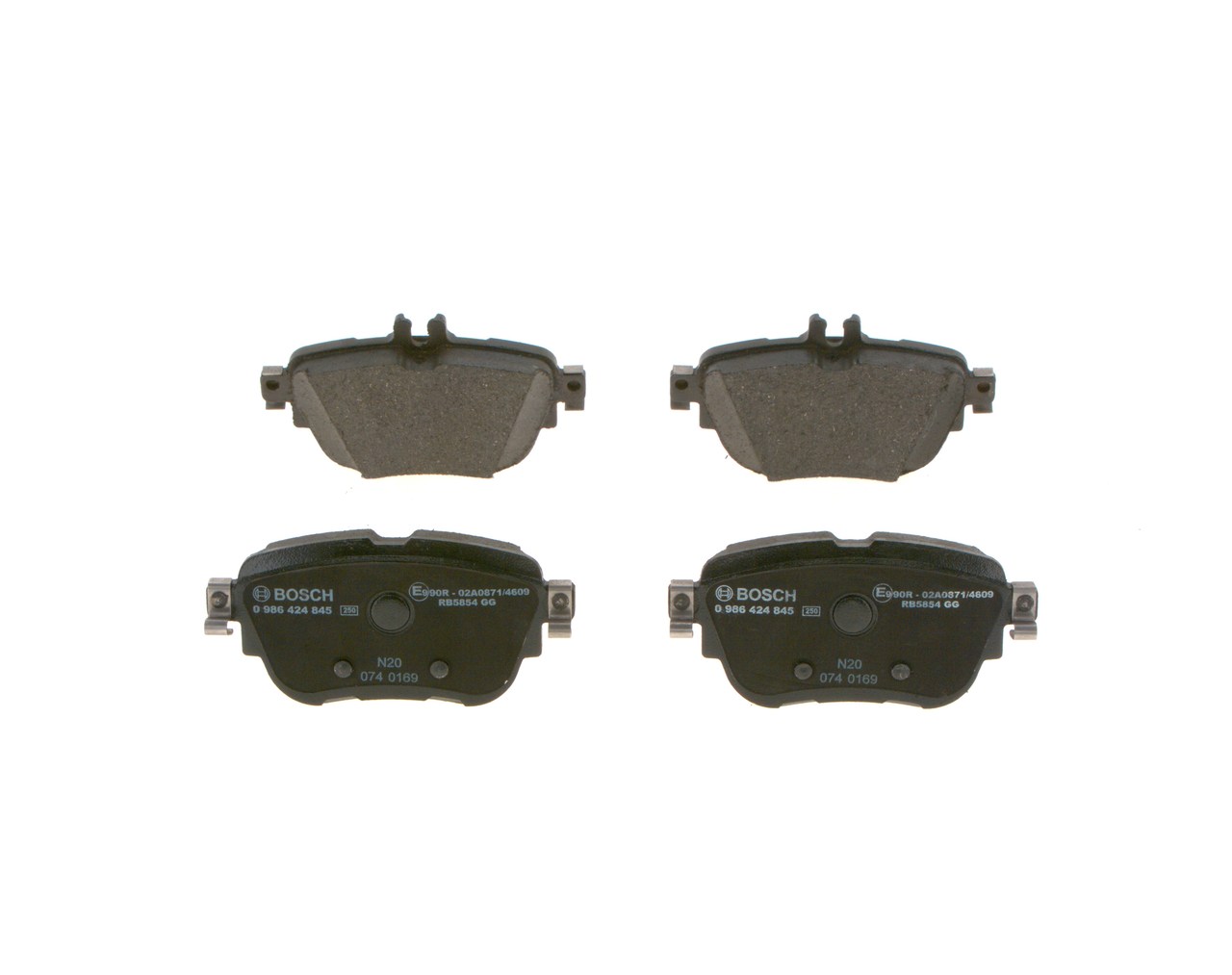 Brake Pad Set, disc brake (Rear axle)  Art. 0986424845