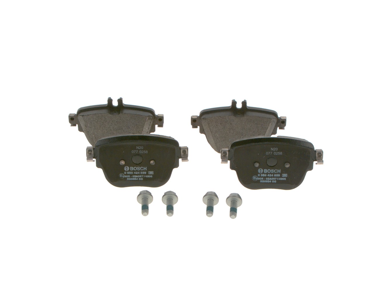 Brake Pad Set, disc brake (Rear axle)  Art. 0986424859