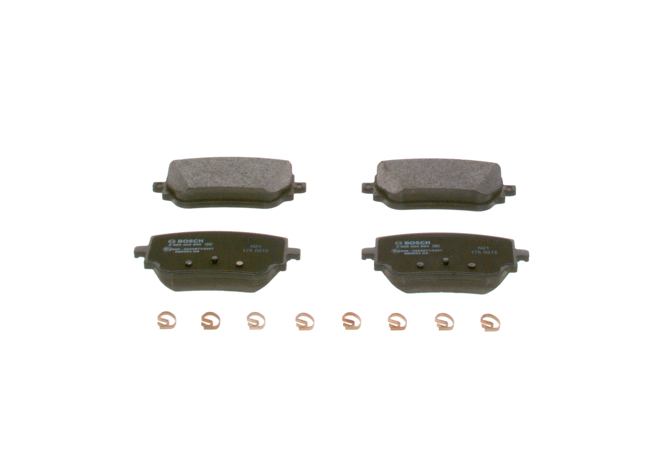 Brake Pad Set, disc brake (Rear axle)  Art. 0986424890