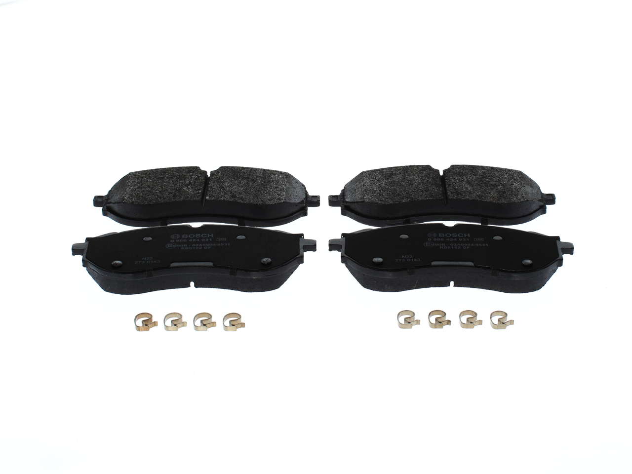 Brake Pad Set, disc brake (Front axle)  Art. 0986424931