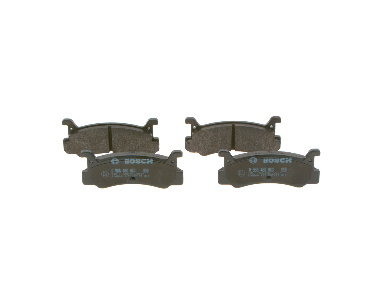 Brake Pad Set, disc brake (Rear axle)  Art. 0986460080