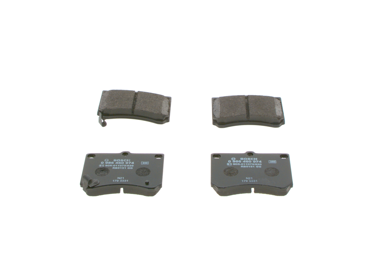 Brake Pad Set, disc brake (Front axle)  Art. 0986460974