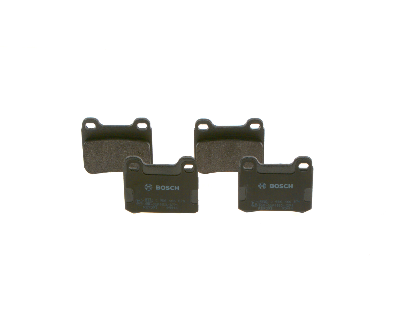 Brake Pad Set, disc brake (Rear axle)  Art. 0986466874