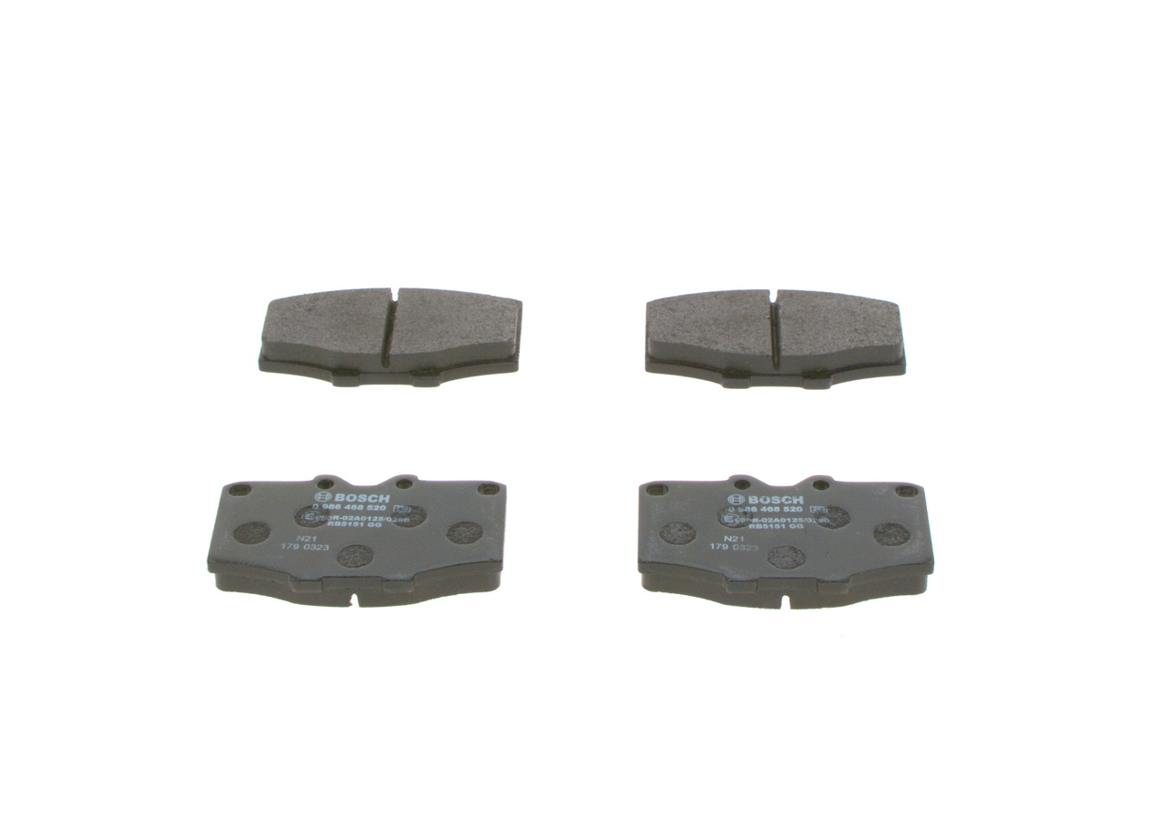 Brake Pad Set, disc brake (Front axle)  Art. 0986468520