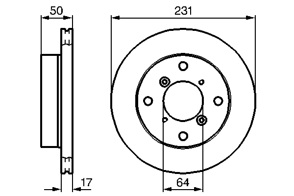 Brake Disc (Front axle)  Art. 0986478721