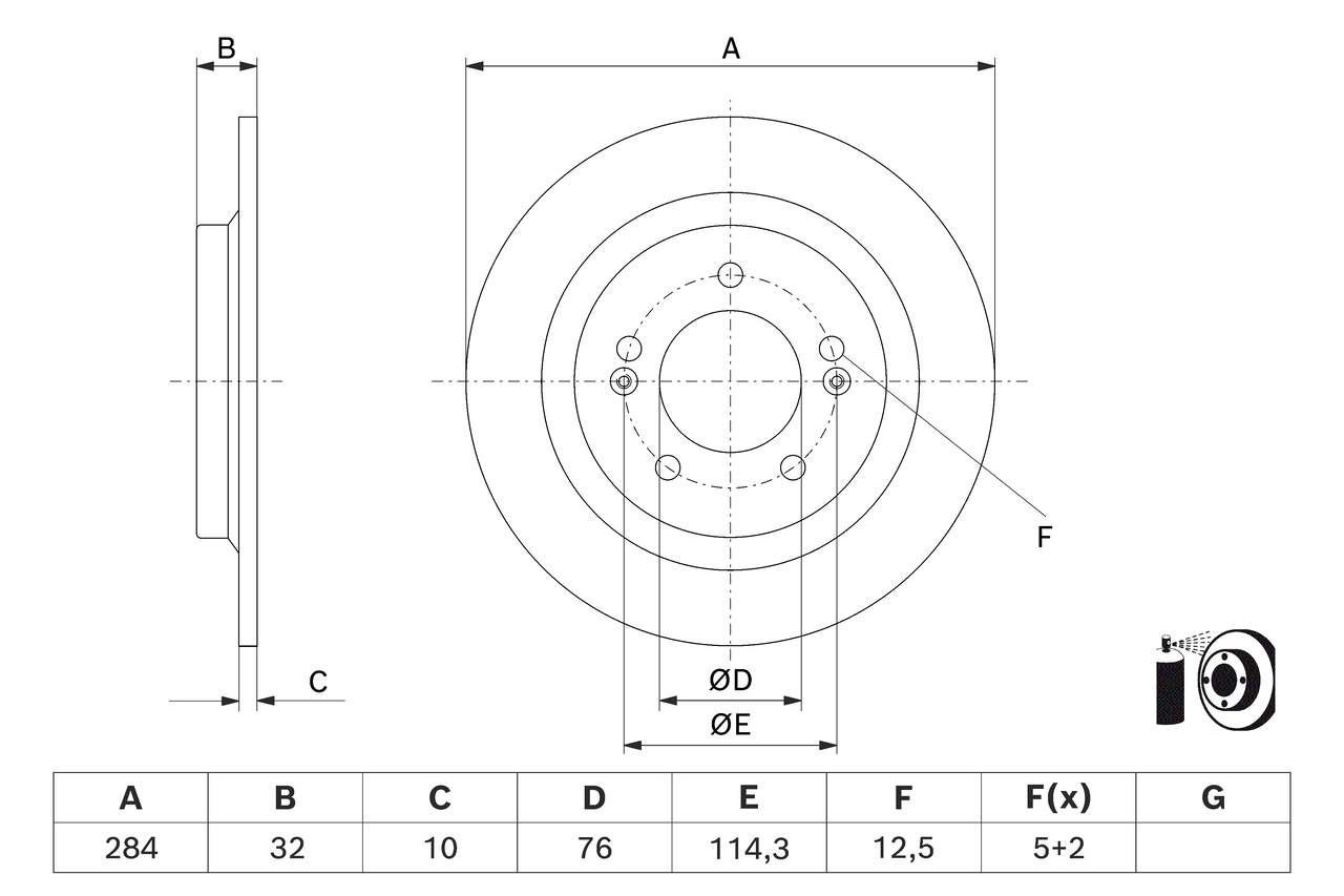 Brake Disc  Art. 0986479J22