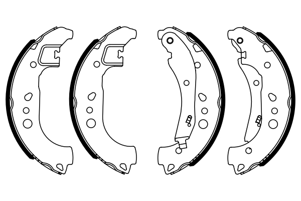 Brake Shoe Set (Rear axle)  Art. 0986487959