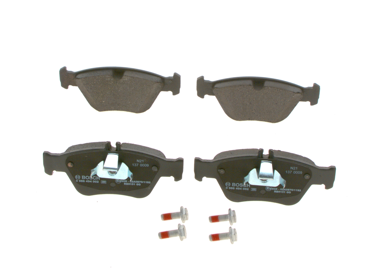 Brake Pad Set, disc brake (Front axle)  Art. 0986494002