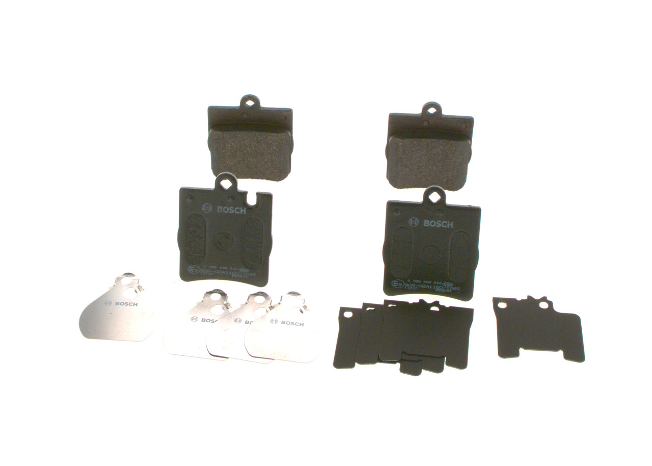 Brake Pad Set, disc brake (Rear axle)  Art. 0986494022