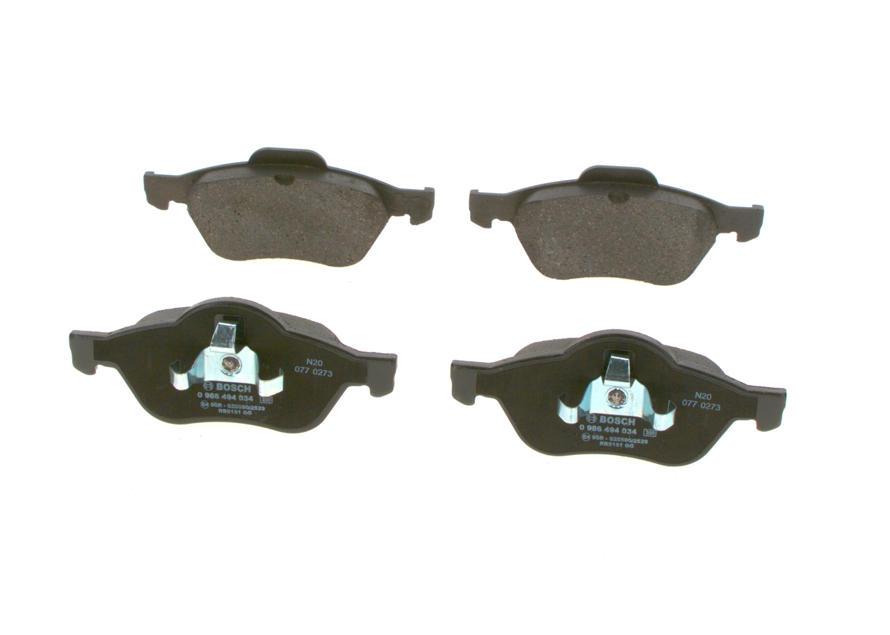 Brake Pad Set, disc brake (Front axle)  Art. 0986494034