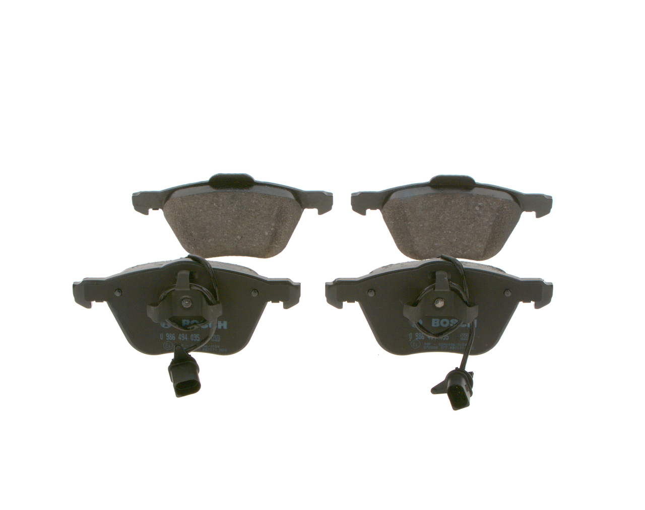 Brake Pad Set, disc brake (Front axle)  Art. 0986494035