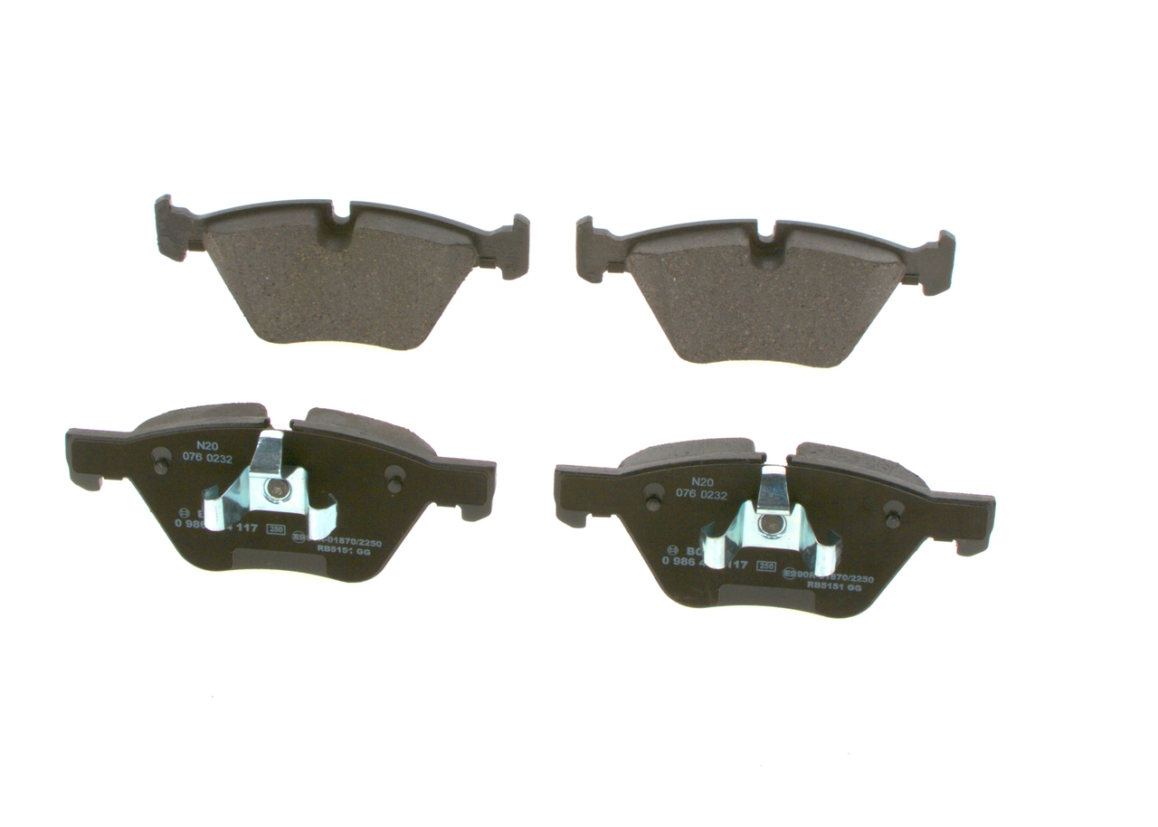 Brake Pad Set, disc brake (Front axle)  Art. 0986494117