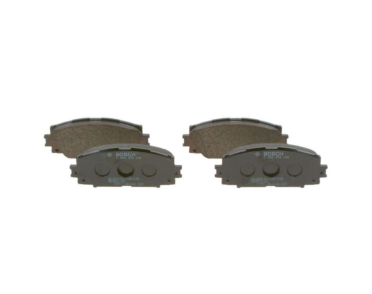 Brake Pad Set, disc brake (Front axle)  Art. 0986494198