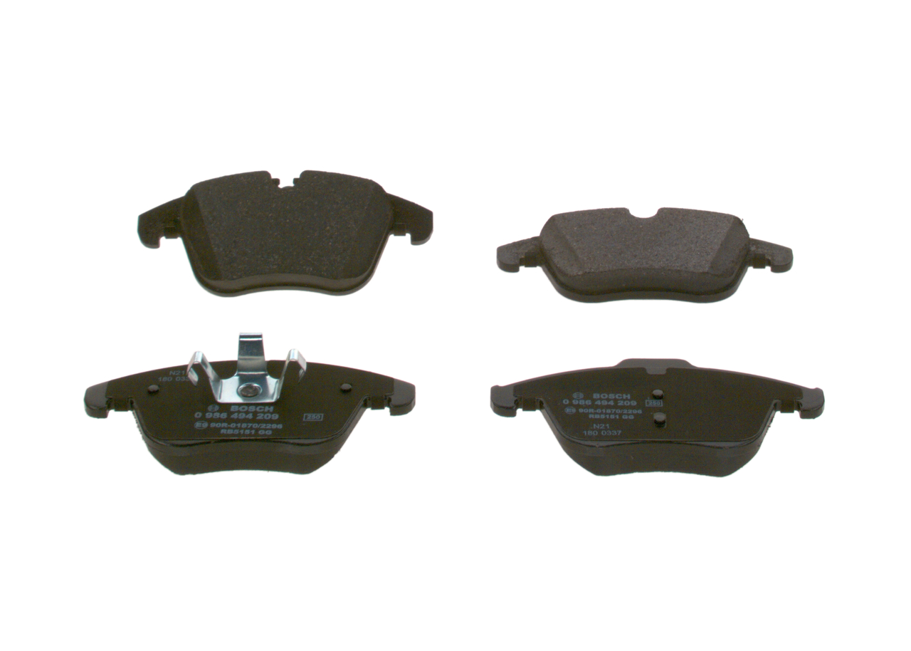 Brake Pad Set, disc brake (Front axle)  Art. 0986494209