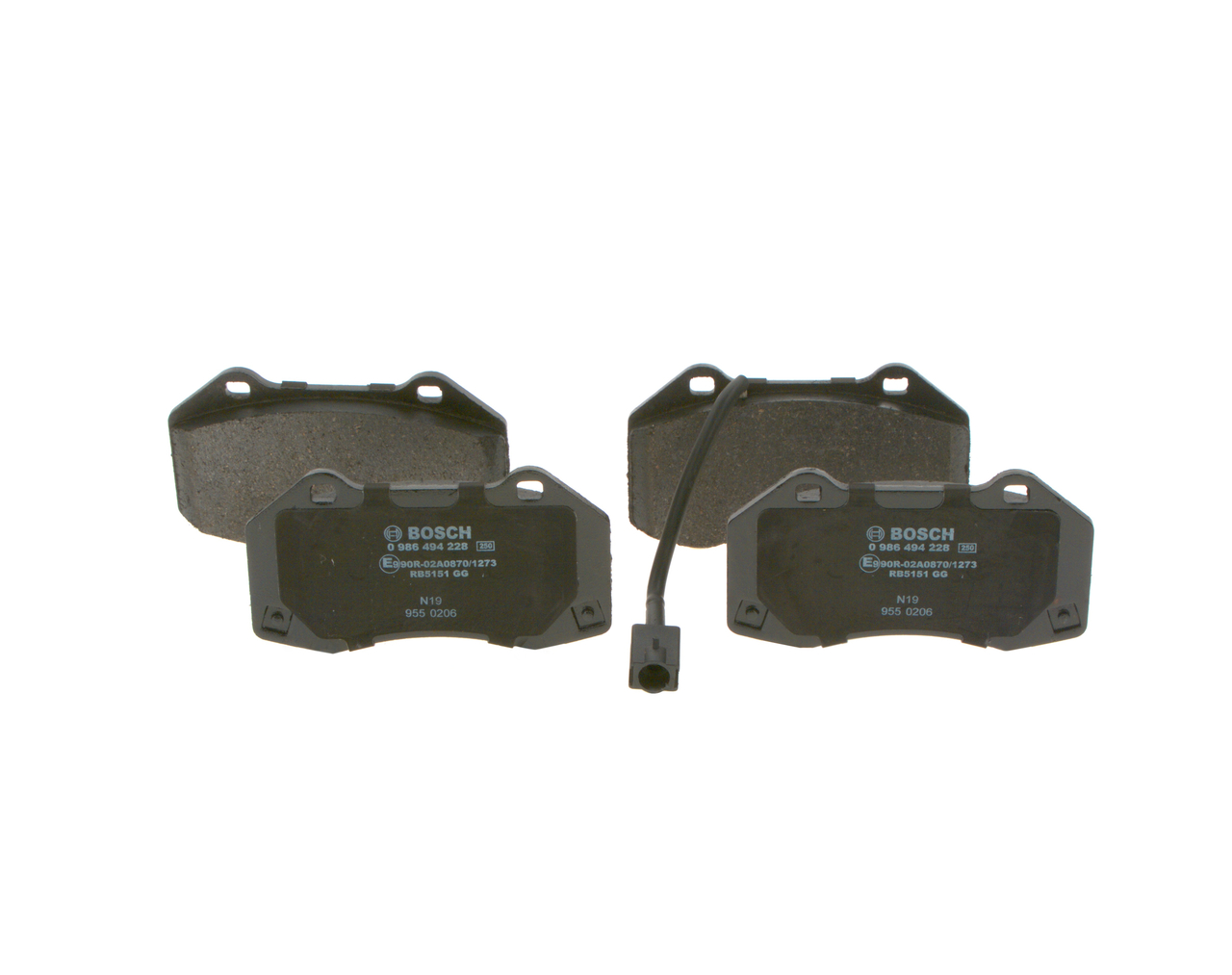 Brake Pad Set, disc brake (Front axle)  Art. 0986494228