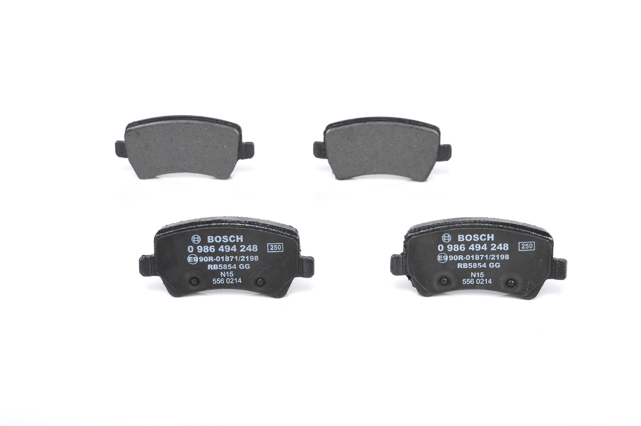 Brake Pad Set, disc brake (Rear axle)  Art. 0986494248