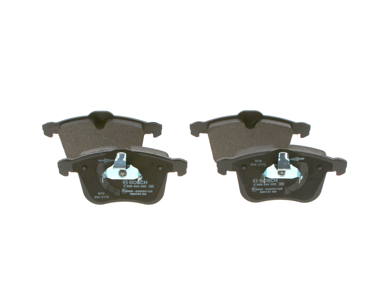 Brake Pad Set, disc brake (Front axle)  Art. 0986494280