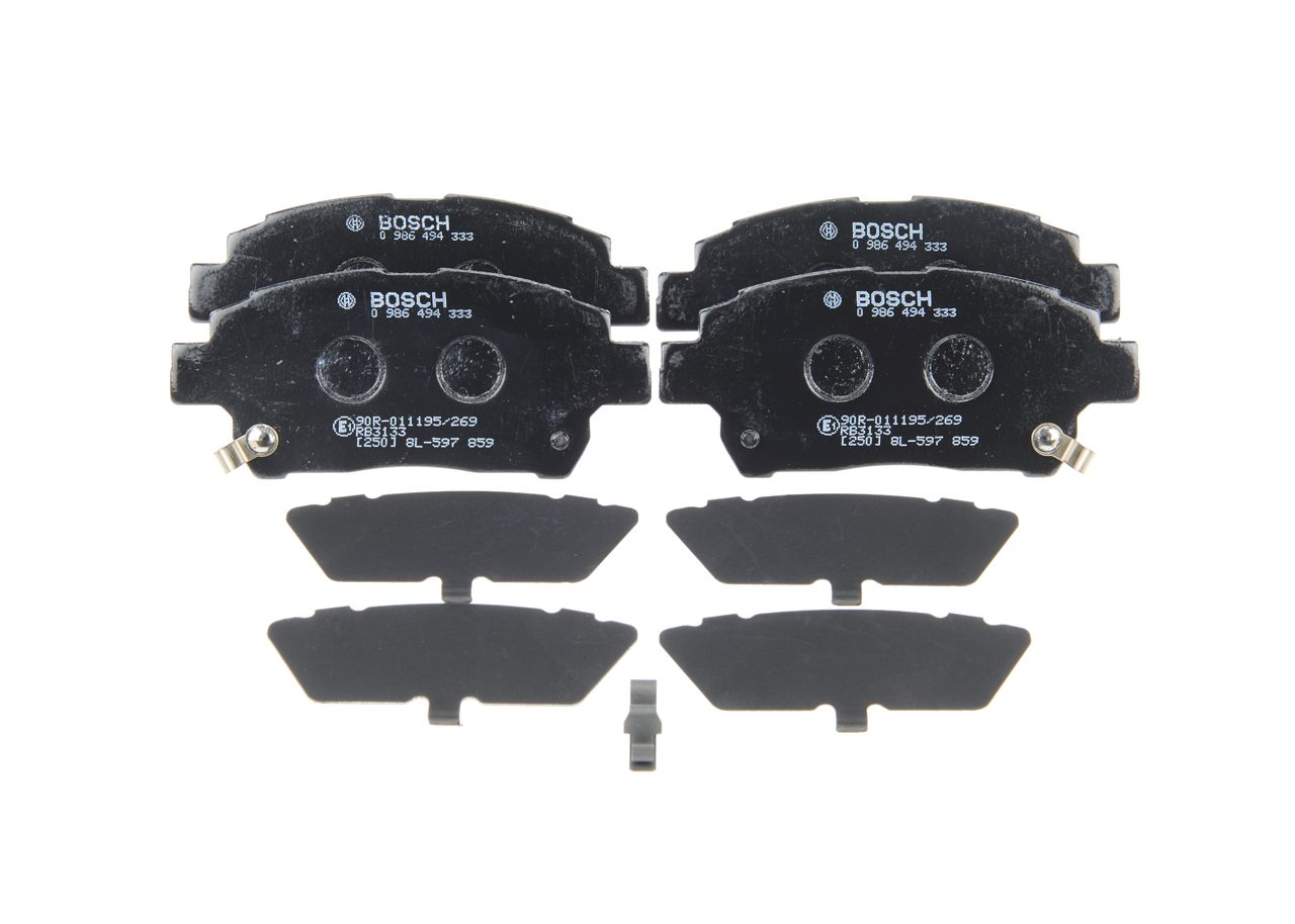 Brake Pad Set, disc brake (Front axle)  Art. 0986494333