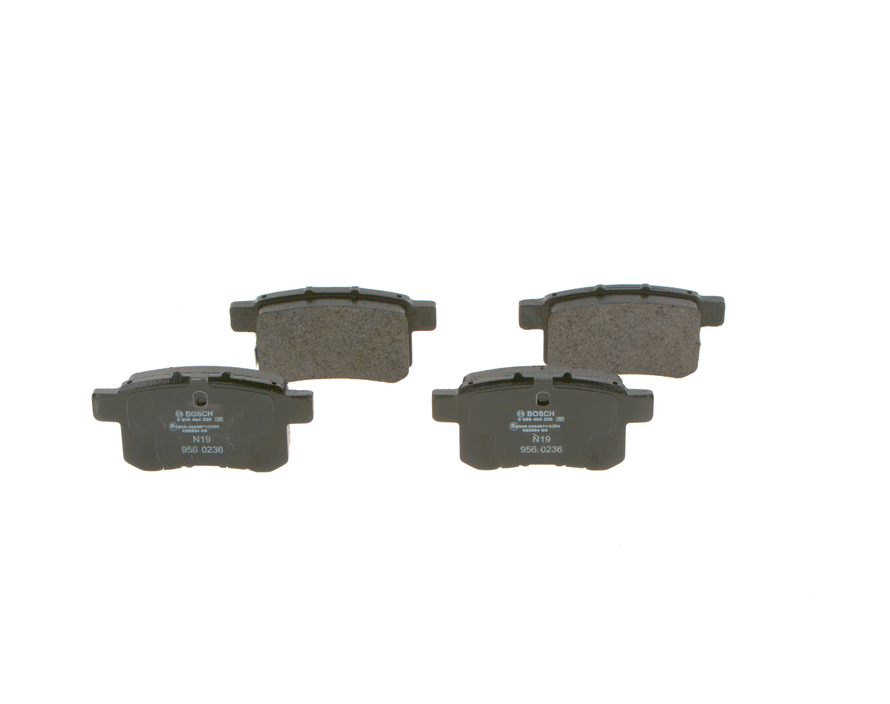 Brake Pad Set, disc brake (Rear axle)  Art. 0986494338