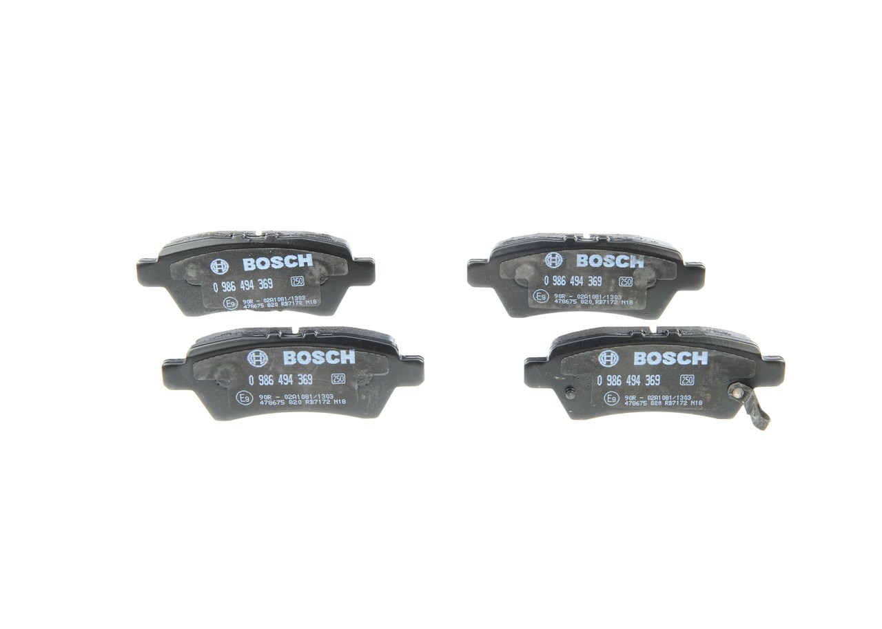 Brake Pad Set, disc brake (Rear axle)  Art. 0986494369