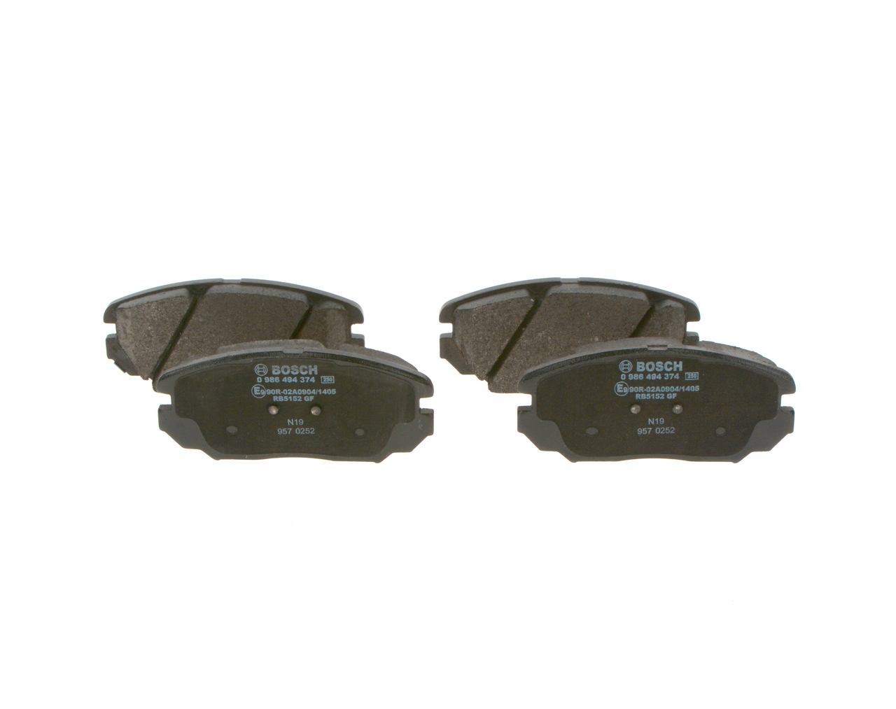 Brake Pad Set, disc brake (Front axle)  Art. 0986494374