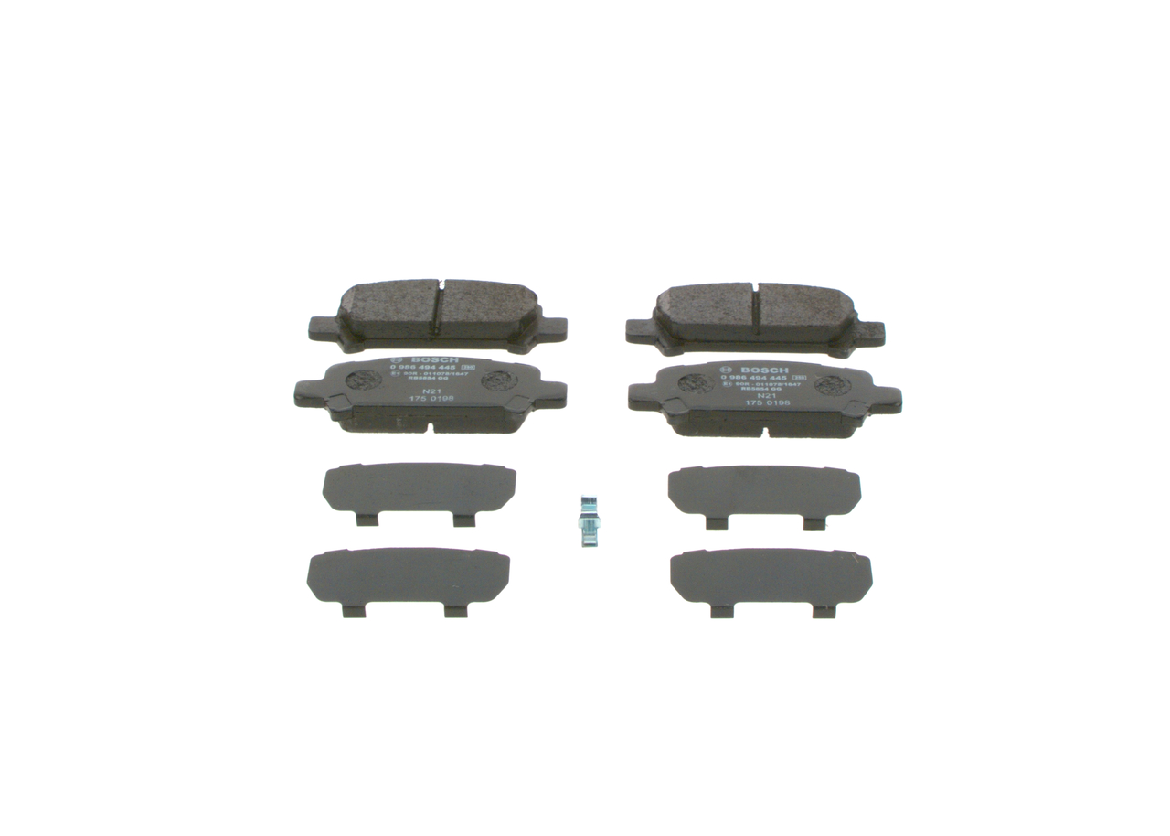 Brake Pad Set, disc brake (Rear axle)  Art. 0986494445