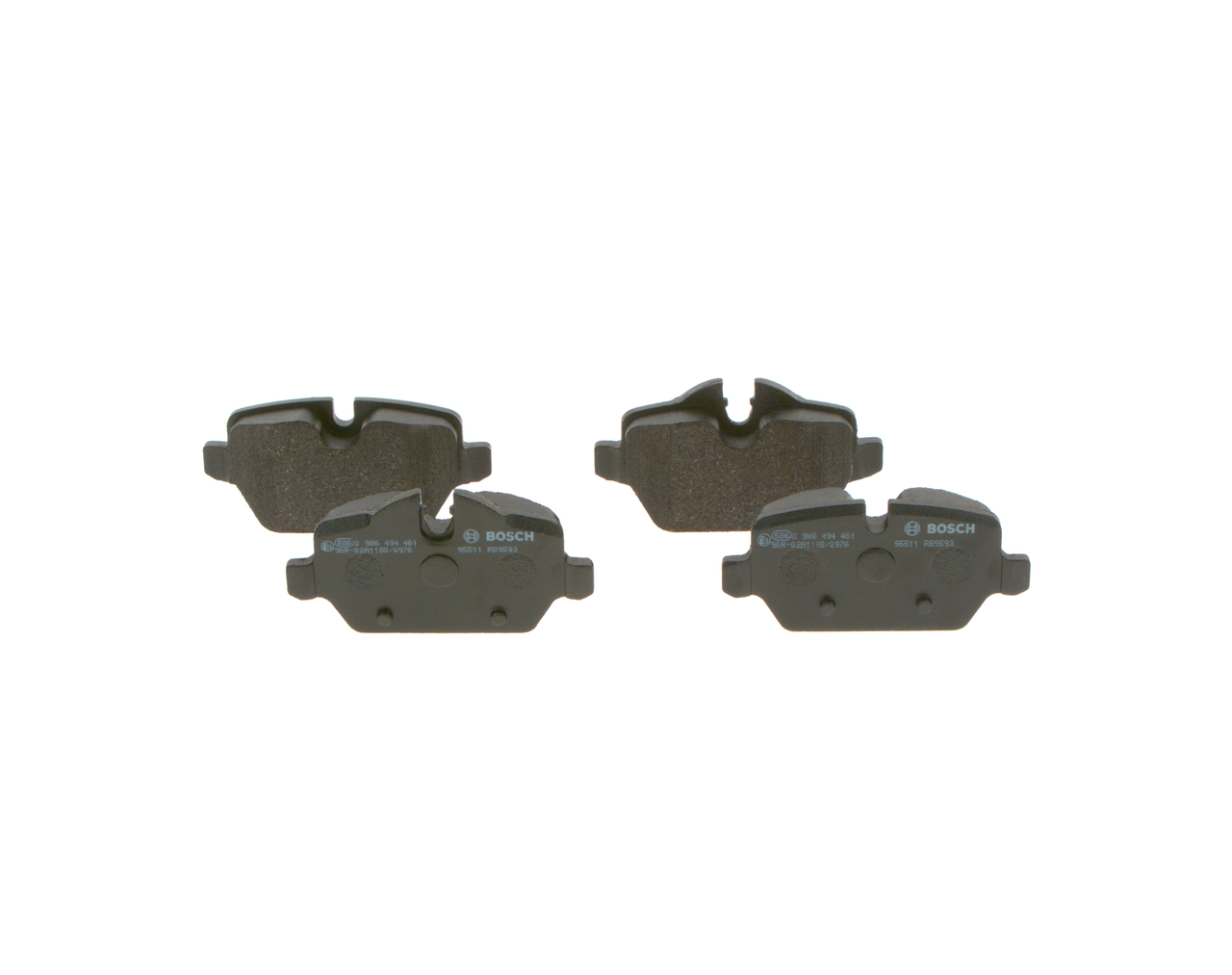 Brake Pad Set, disc brake (Rear axle)  Art. 0986494461