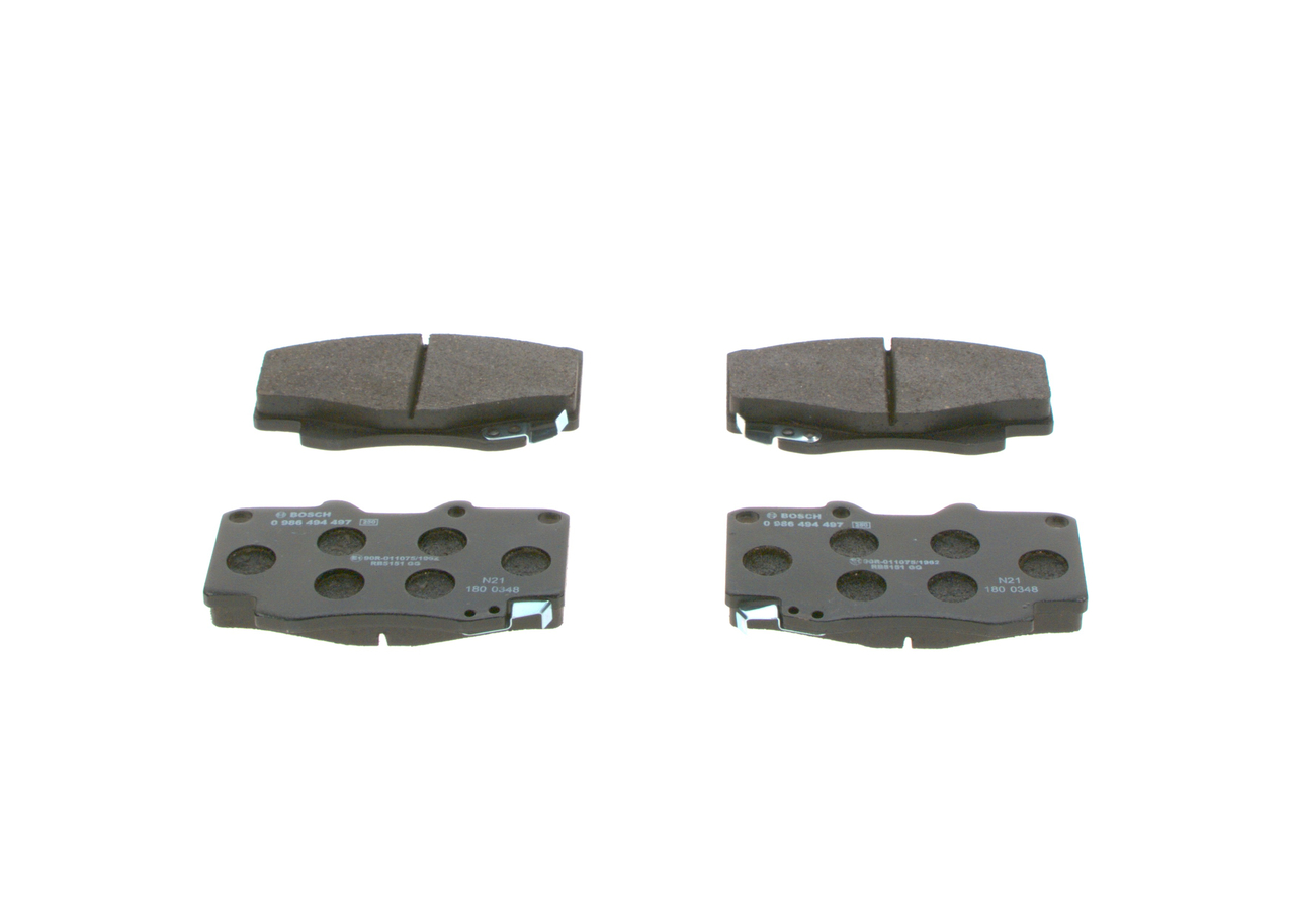 Brake Pad Set, disc brake (Front axle)  Art. 0986494497