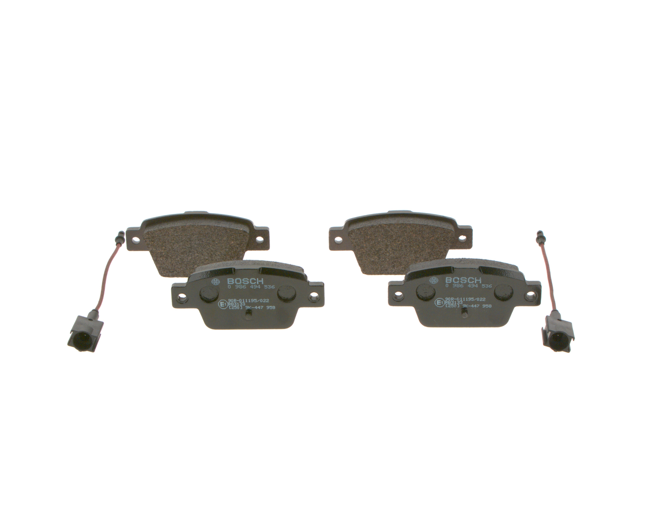 Brake Pad Set, disc brake (Rear axle)  Art. 0986494536